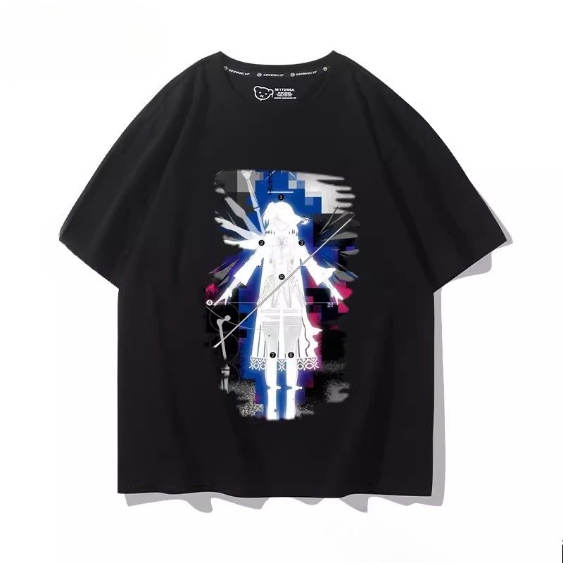 Anime Arknights 그래픽 T 셔츠 Kpop  - Popular Anime Merchandise 리뷰 및 가격
