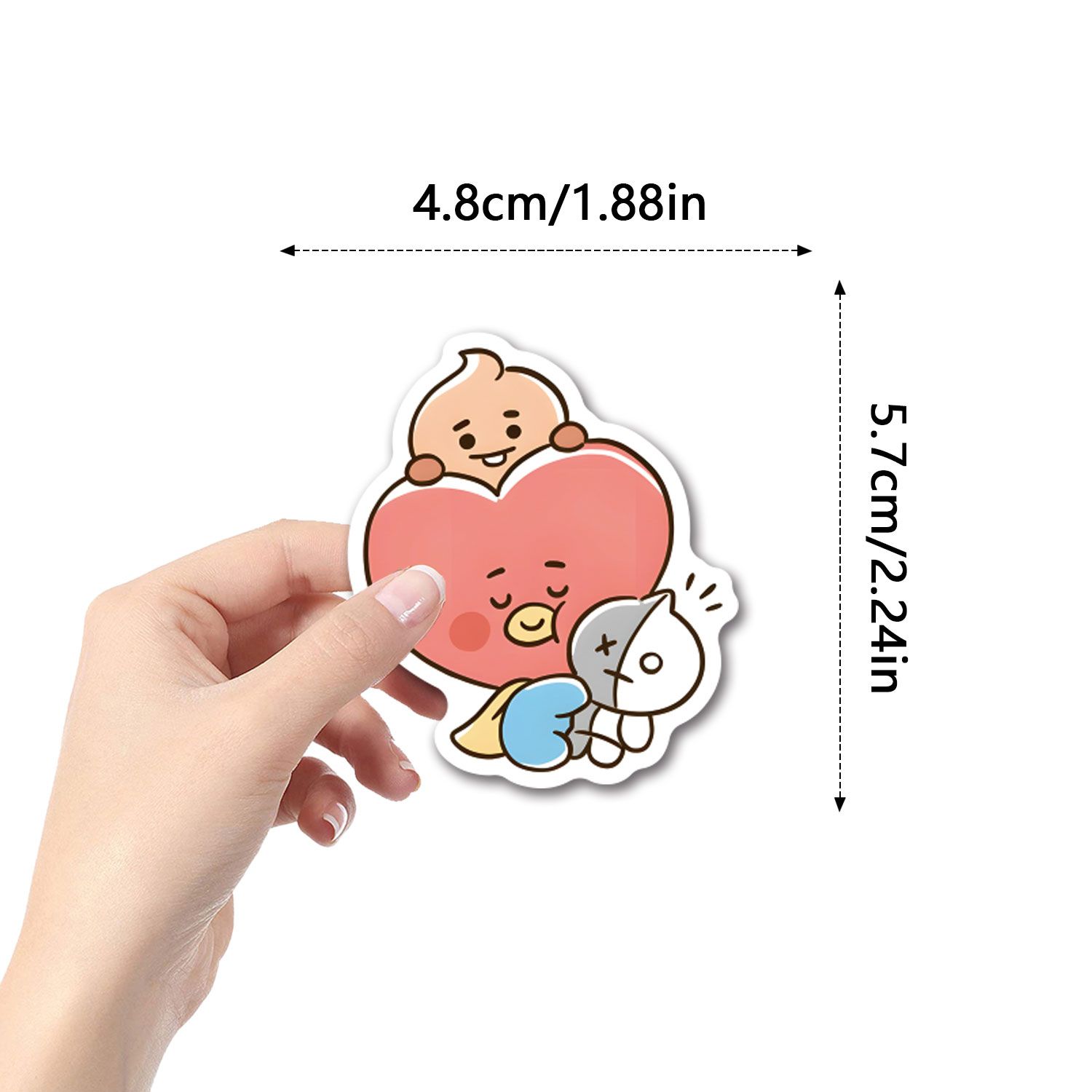 BT21 애니메이션 상품, 귀여운 만화 스티커, 카드, - Anime Merchandise Mugs 리뷰 및 가격