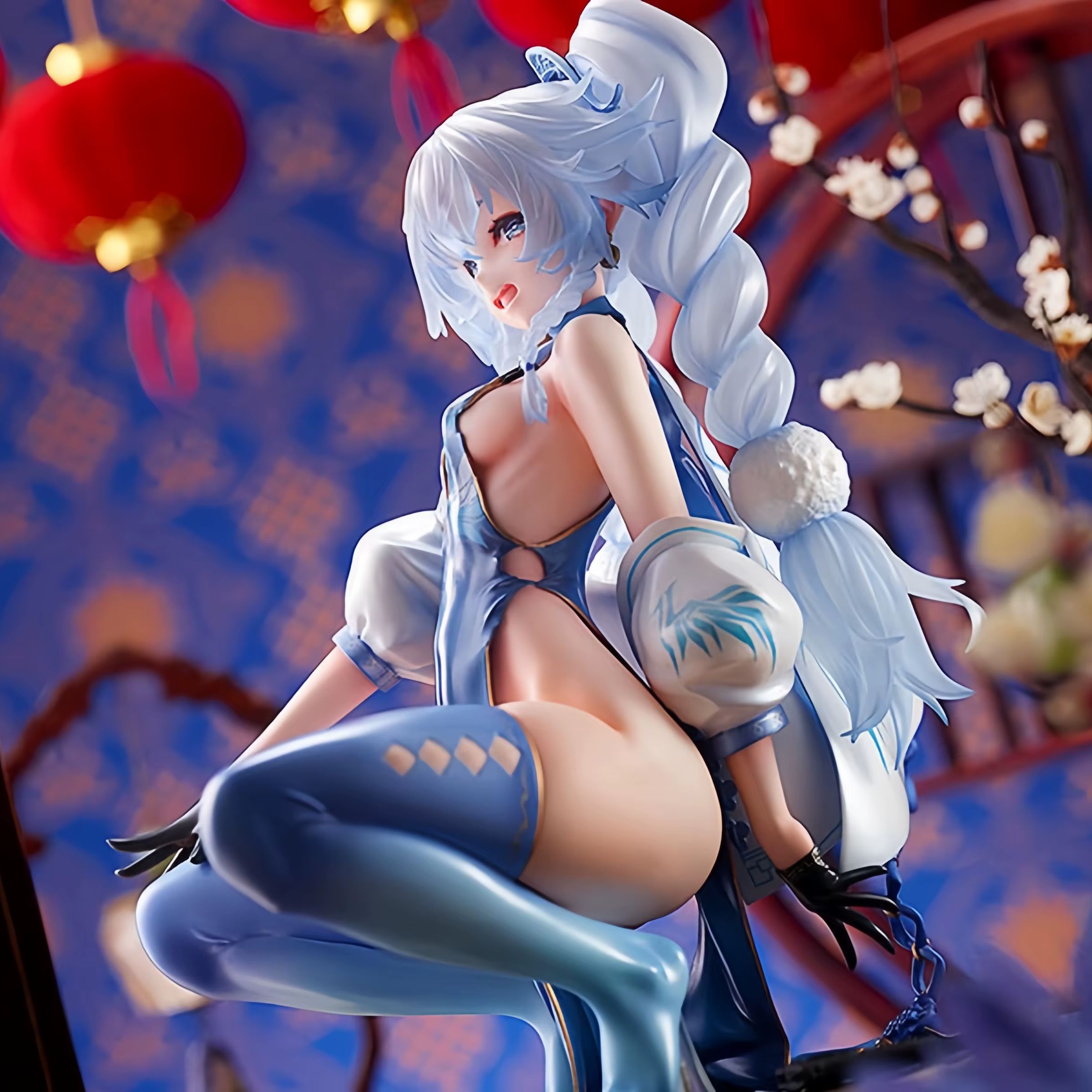 블루 참 PA-15 애니메이션 GK 모델 피규어, 트렌 - Popular Anime Merchandise 리뷰 및 가격